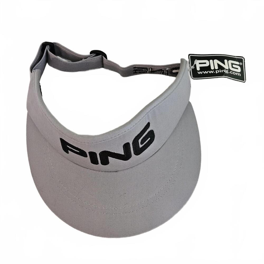 PING Gray Golf Visor with Adjustable Strap New wi… - image 2